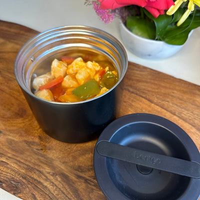Bentgo Stainless Steel Insulated Food Container - Carbon Black