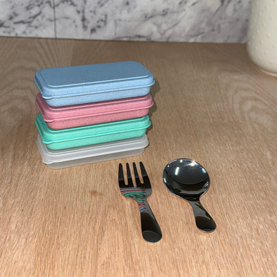 Adventure Snacks Stainless Steel Lunchbox Cutlery Set
