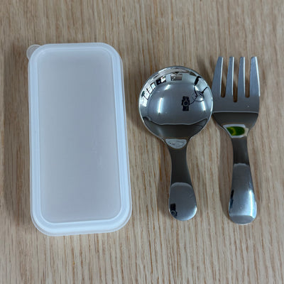 Adventure Snacks Stainless Steel Lunchbox Cutlery Set