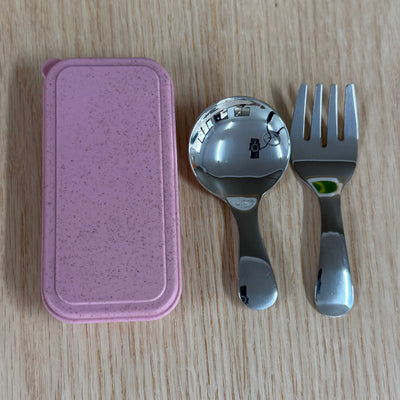 Adventure Snacks Stainless Steel Lunchbox Cutlery Set