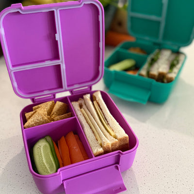 MontiiCo bite lunch box- fuchsia