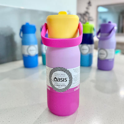Oasis junior bottle- bubblegum pink