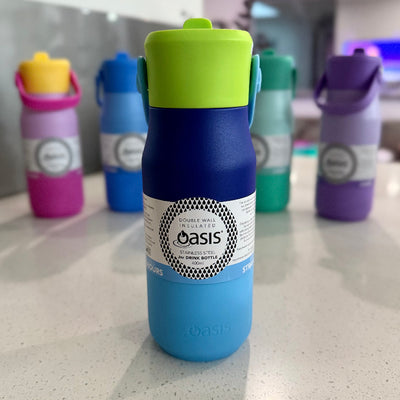 Oasis junior bottle- peacock blue