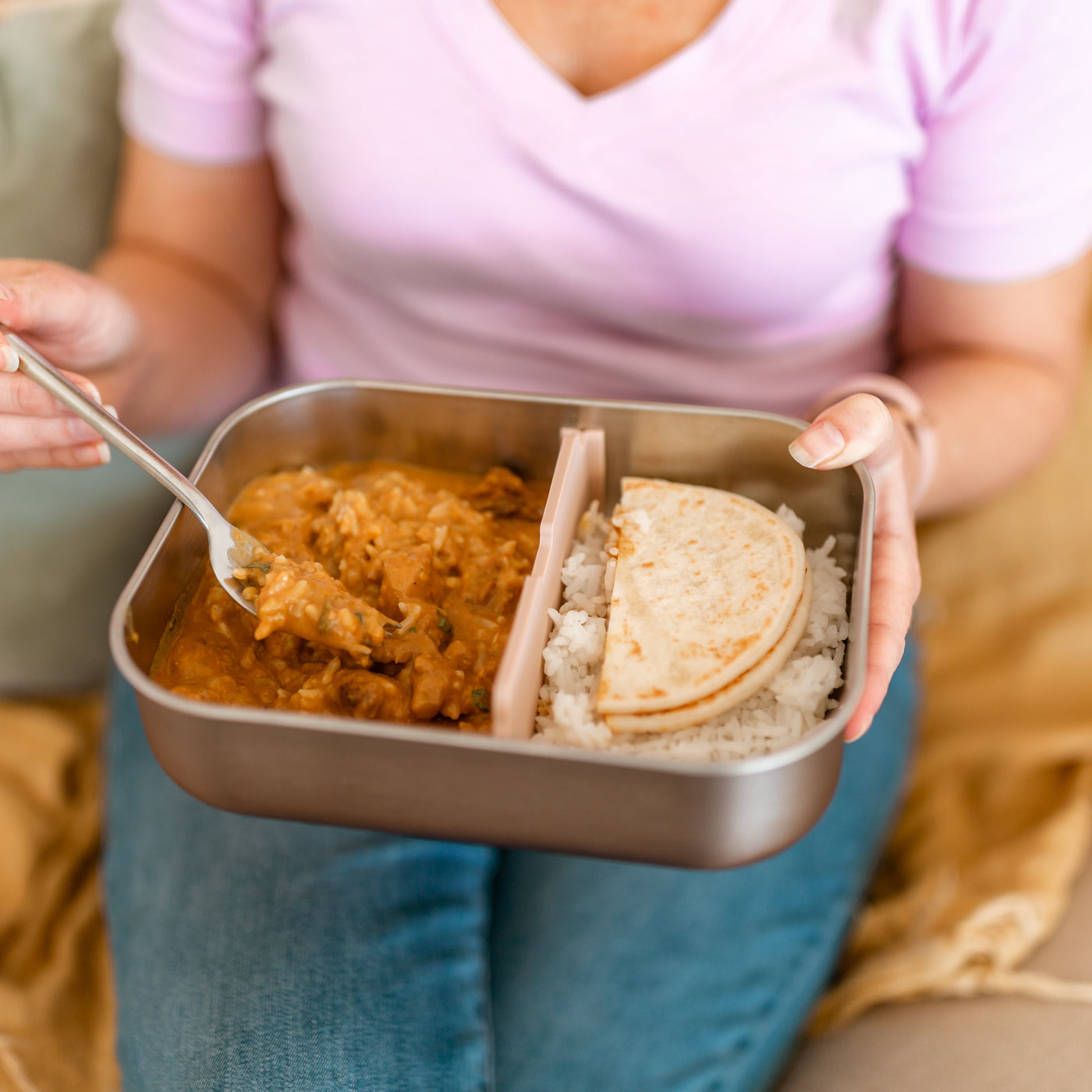 Bentgo Stainless Steel Lunch Box With Divider