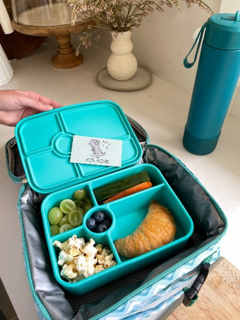 Adventure Snacks 5 compartment Silicone Bento Lunchbox