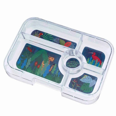 Yumbox tapas 5c tray- jungle