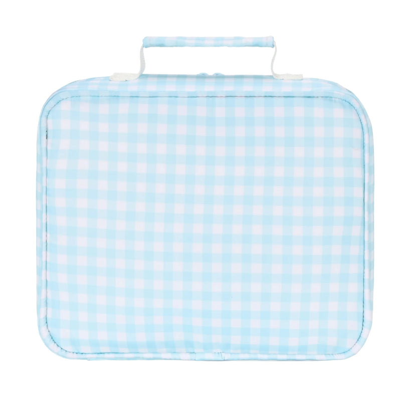 Kinnder junior lunch bag- blue gingham