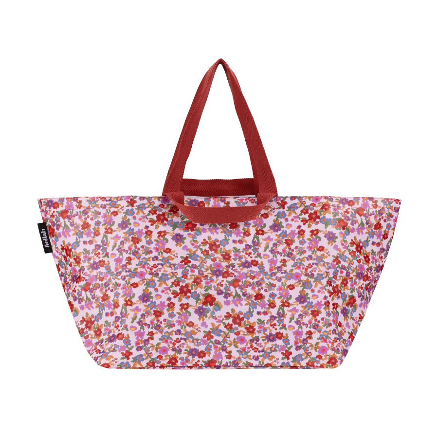 Kollab beach bag- retro bloom