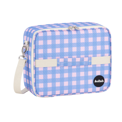 Kollab bento bag- skyberry gingham
