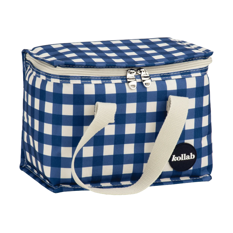 Kollab lunchbox- blue check