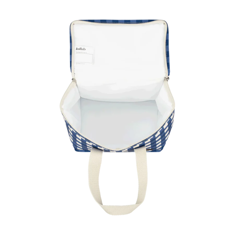 Kollab lunchbox- blue check