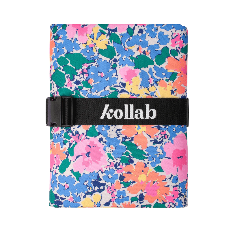 Kollab picnic mat- rainbow garden