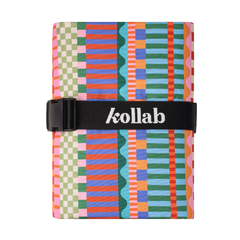 Kollab picnic mat- blocks and stripe