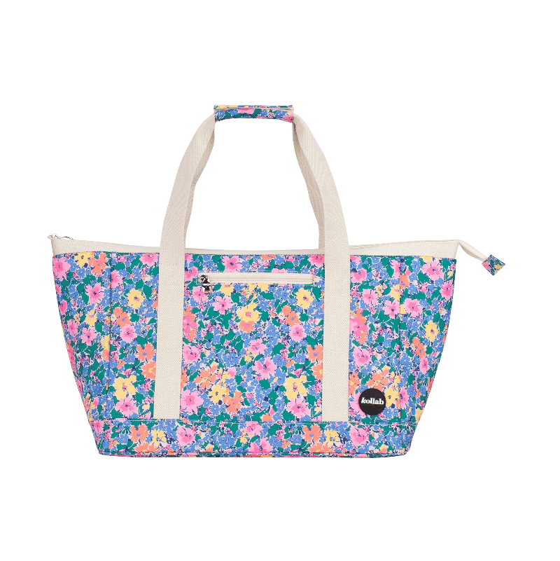 Kollab tote bag- rainbow garden