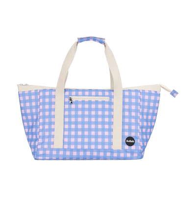 Kollab tote bag- skyberry gingham