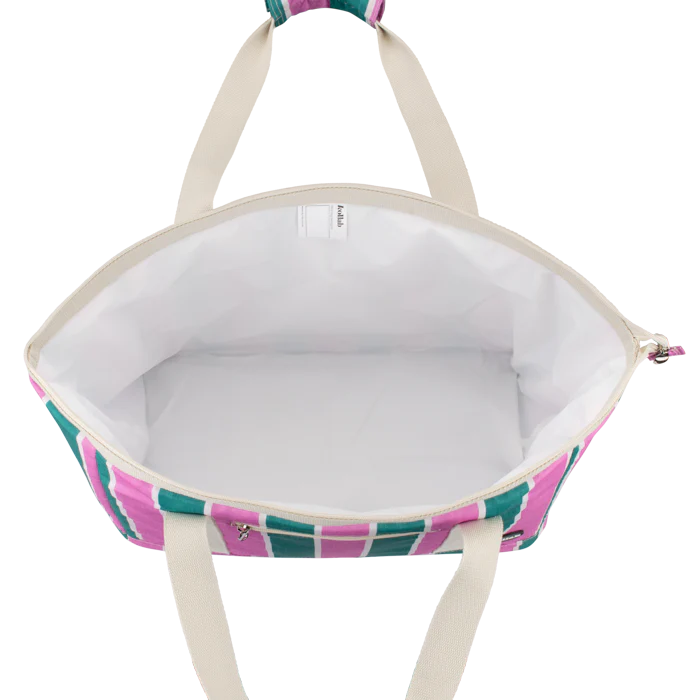 Kollab tote bag- spring stripe