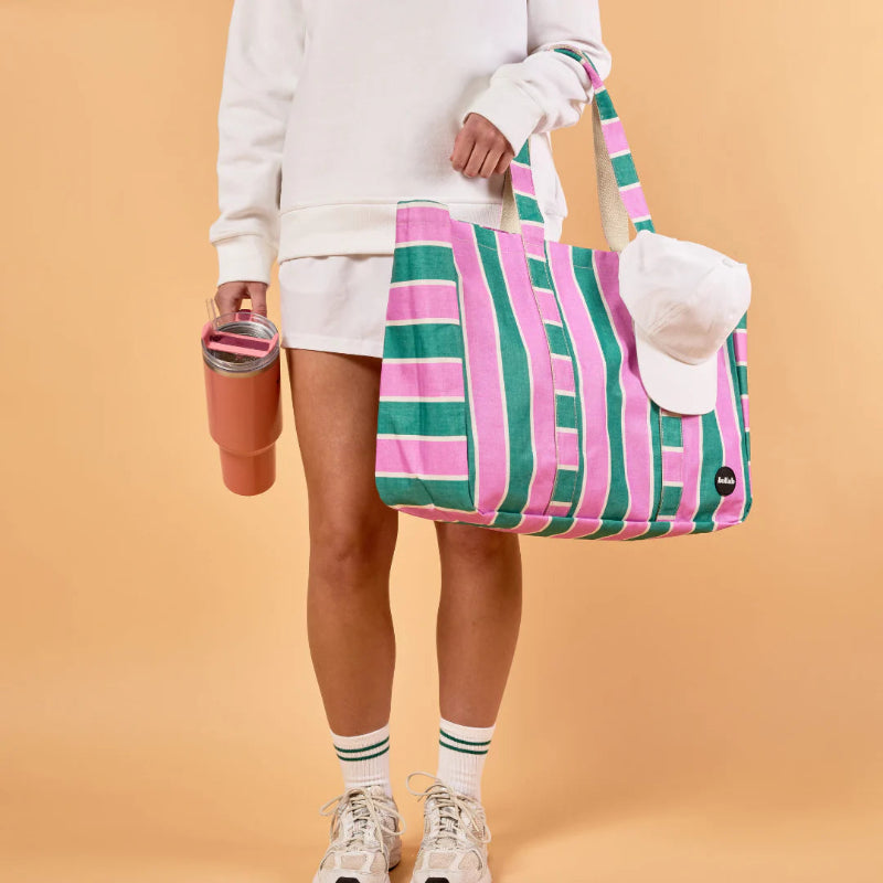 Kollab carryall cargo- spring stripe