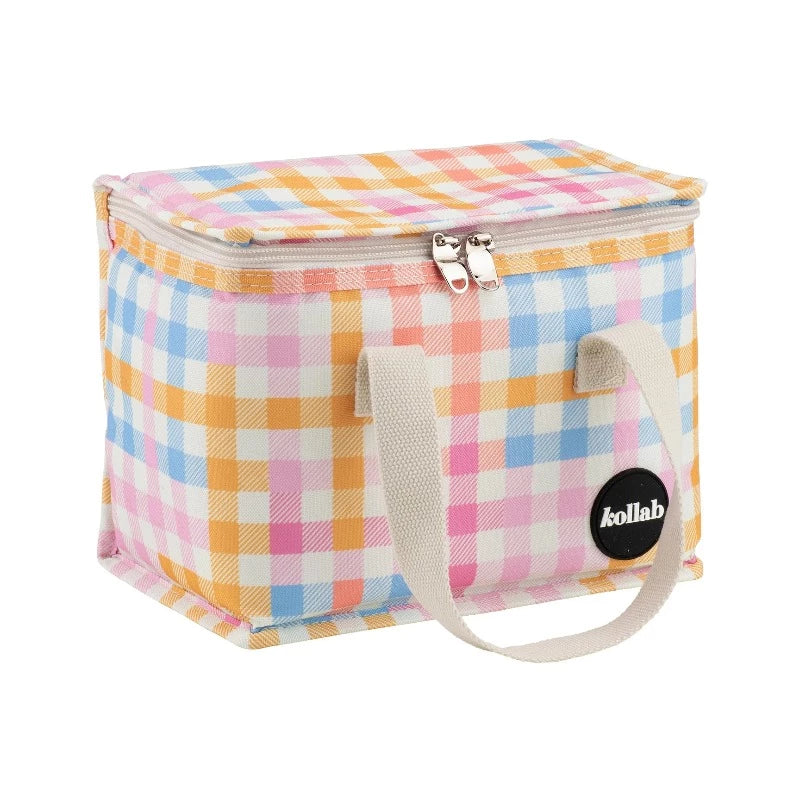 Kollab Luxe Lunch Box- Rainbow check