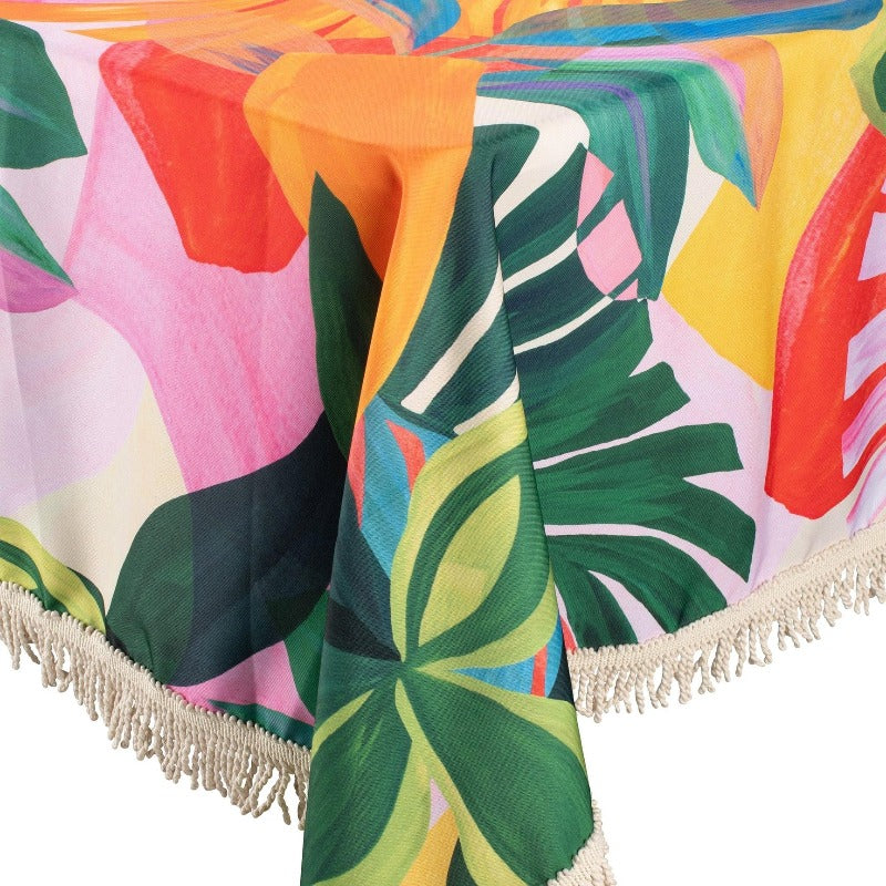 Kollab fringed tablecloth- summertime