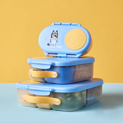 Bluey Bundle Wholeefoods, mini lunchbox and snack box