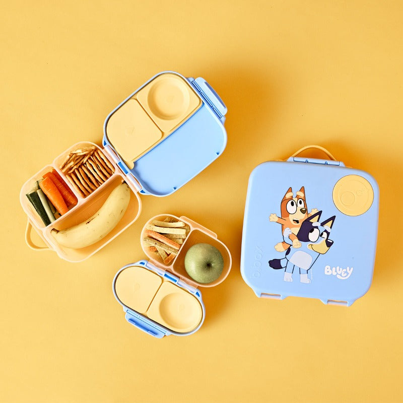 Bluey Bundle Wholeefoods, mini lunchbox and snack box