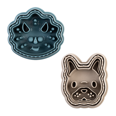 melii sandwich cutter- dino & bulldog