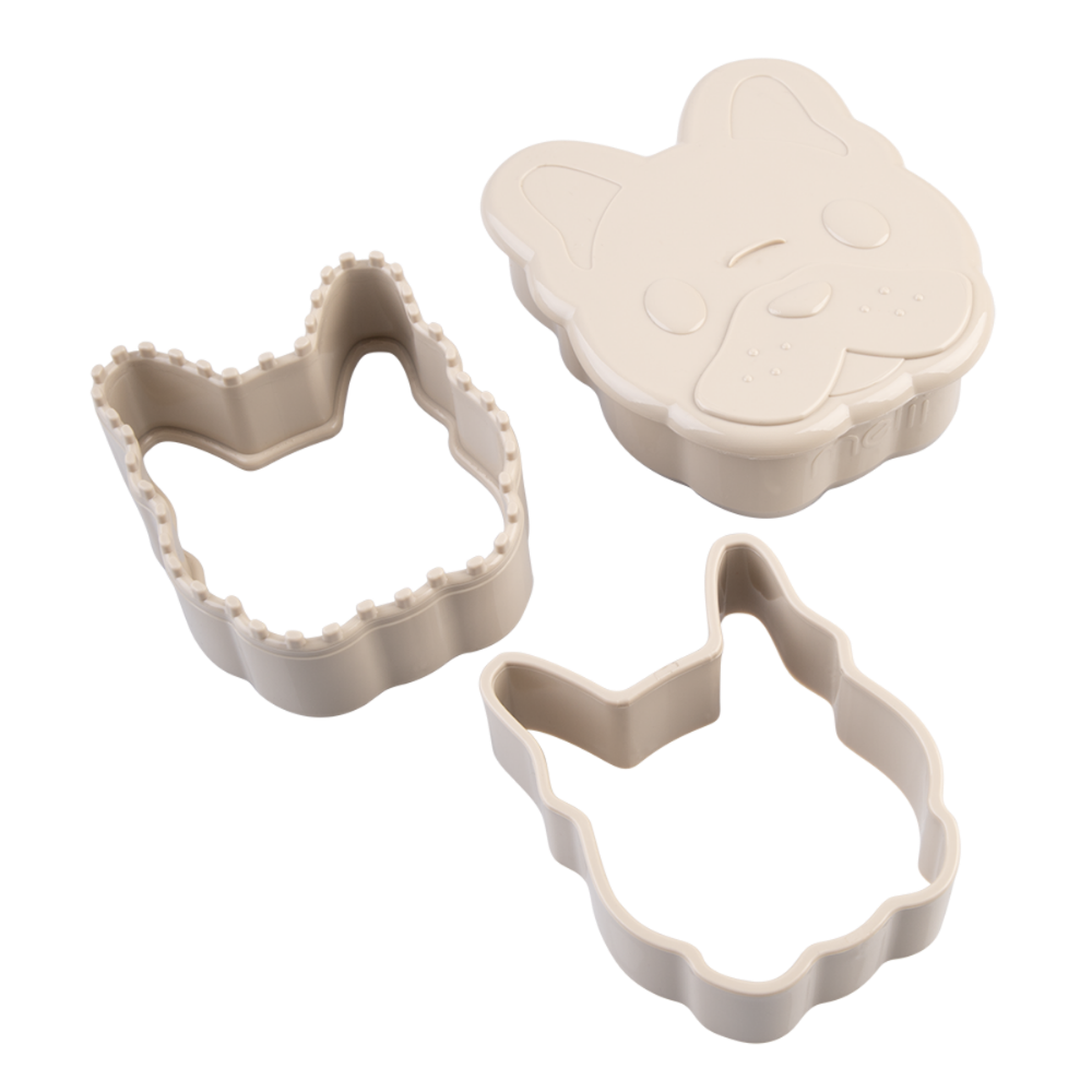 melii sandwich cutter- dino & bulldog
