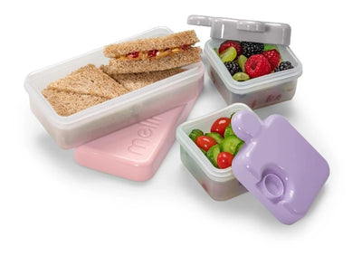 Melli puzzle containers- pink/purple