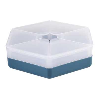 Melii hexagon snackle boxes- blue