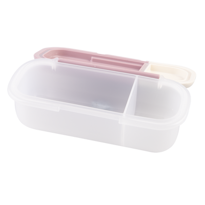 Melii dip container-pink & ivory