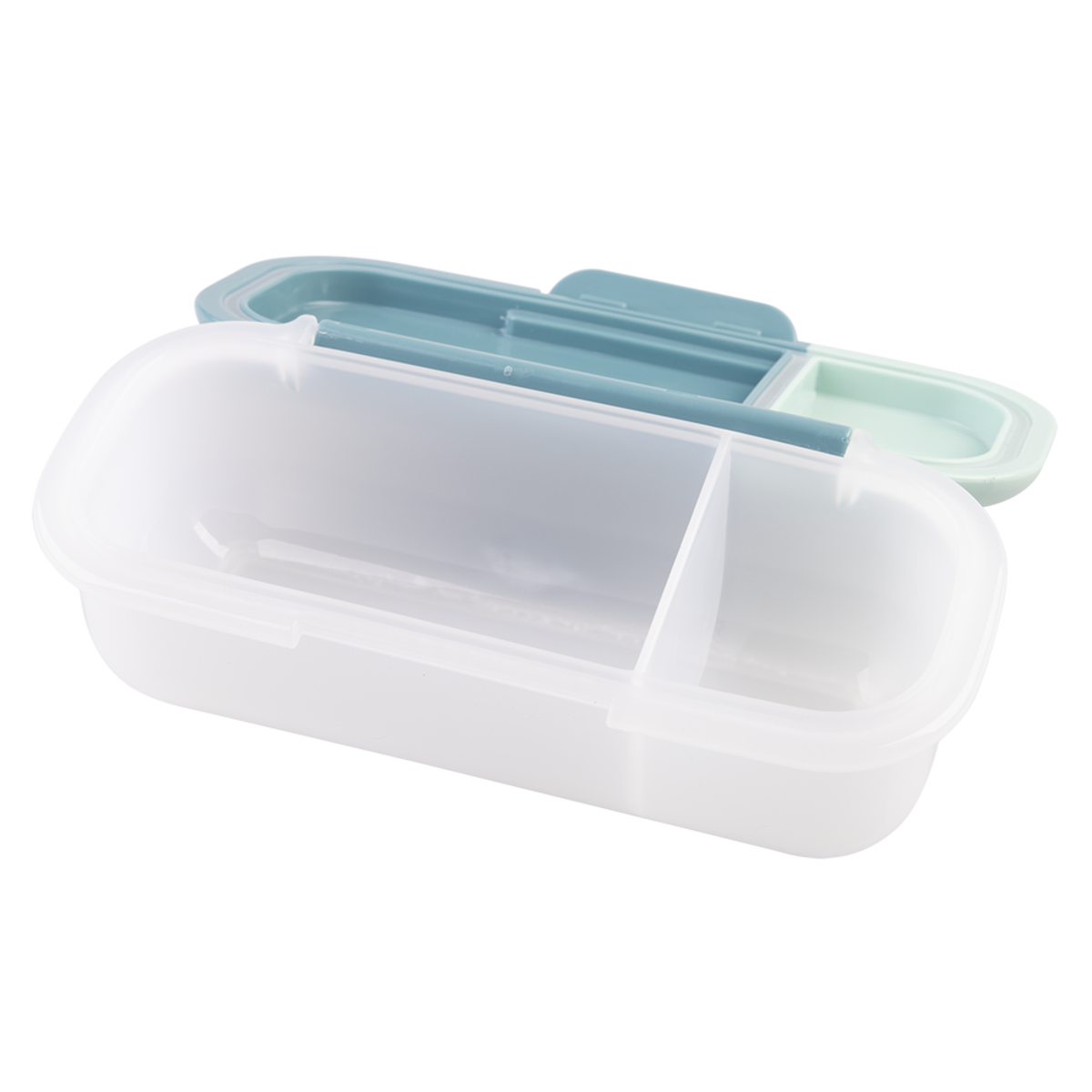 Melii dip container- blue & mint