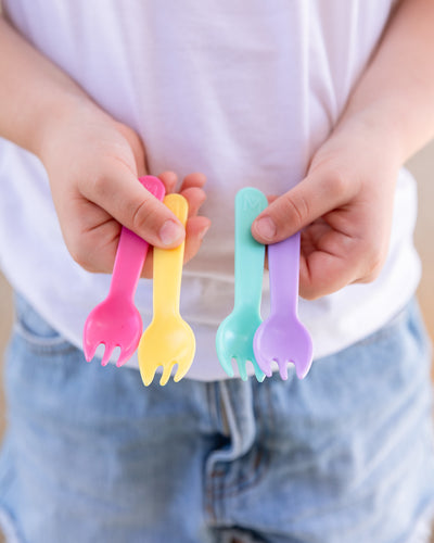 MontiiCo Spork Set- Summer Sunset