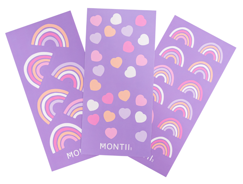 MontiiCo Sticker Sets- Rainbow Roller