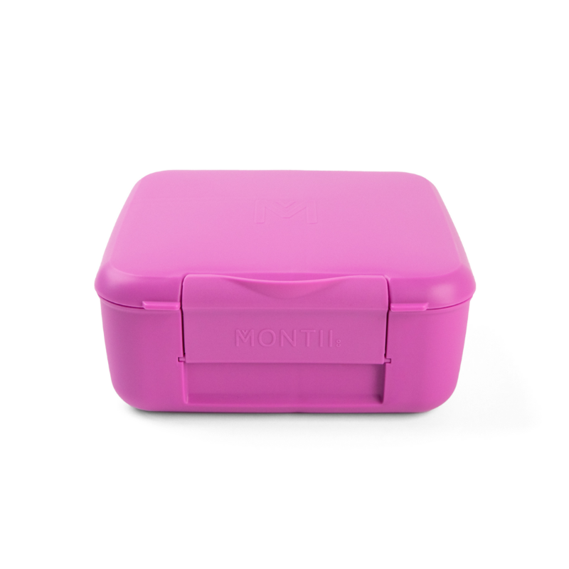 MontiiCo Bite Lunchbox- fuchsia