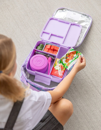 MontiiCo mini food jar- fuchsia