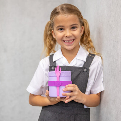 MontiiCo food jar bundle- lilac