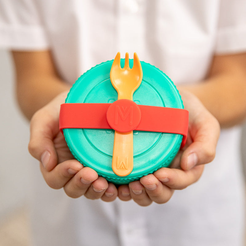 MontiiCo silicone cutlery band- watermelon