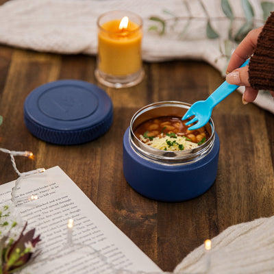 Montiico mini food jar bundle- navy