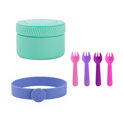 MontiiCo mini food jar bundle- marine