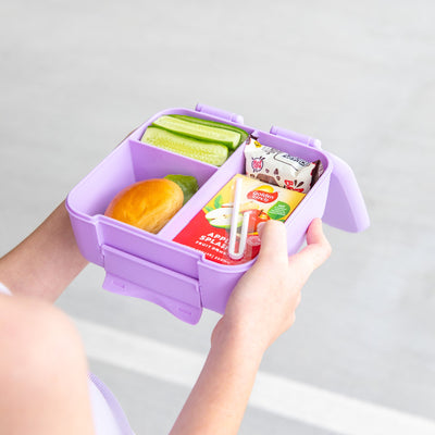 MontiiCo Bite Lunchbox- lilac