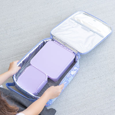 MontiiCo large lunch bag- dolphin dreams