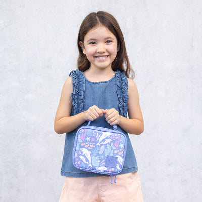 MontiiCo mini lunch bag- dolphin dreams