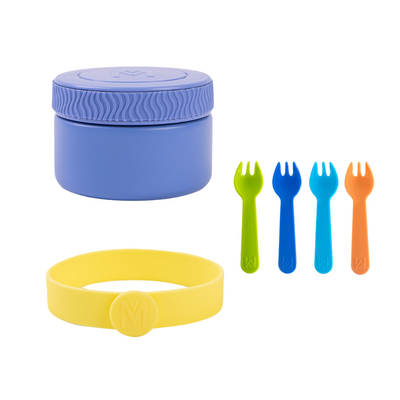 MontiiCo mini food jar bundle- splash