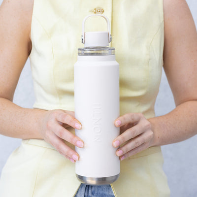 MontiiCo quench drink bottle 700ml - cream