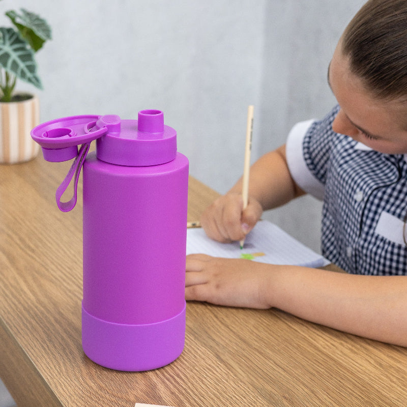 MontiiCo screw top bottle 1L- fuchsia