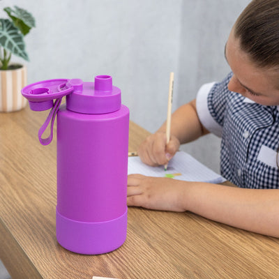MontiiCo screw top bottle 1L- fuchsia