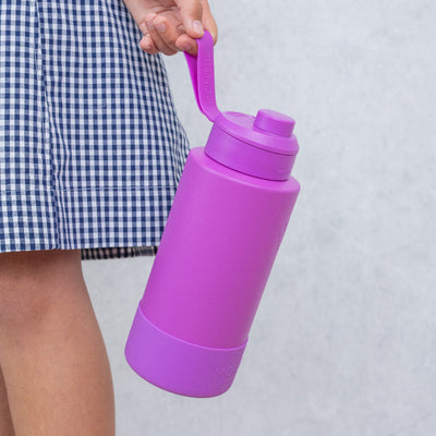 MontiiCo screw top bottle 1L- fuchsia