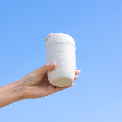 MontiiCo travel cup- cream