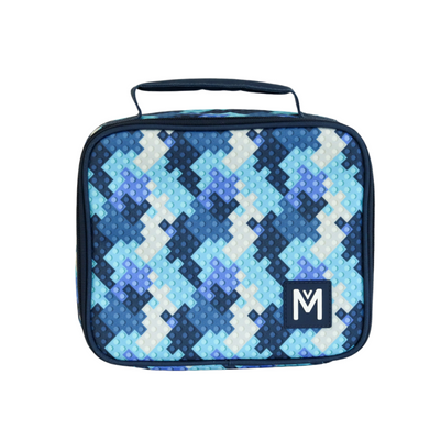 Montiico medium lunchbag- block land