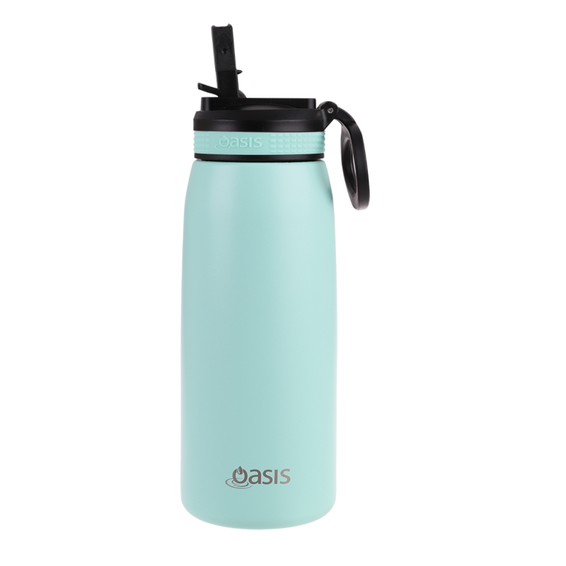 Oasis 780ml Insulated Sipper bottle- mint